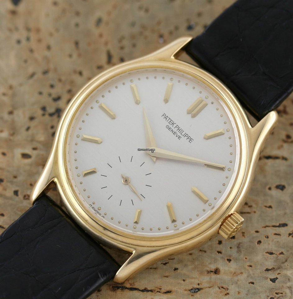 IMG_9081 Patek Philippe Calatrava Mens watch Unisex Manual winding Yellow gold 3923 Replica 4