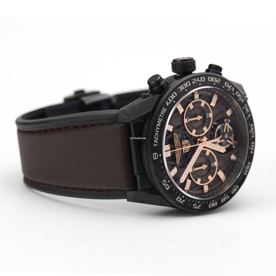 TAG Heuer Carrera Heuer-02T Mens watch Unisex Automatic Titanium CAR5A8E.FT6181 Replica 4