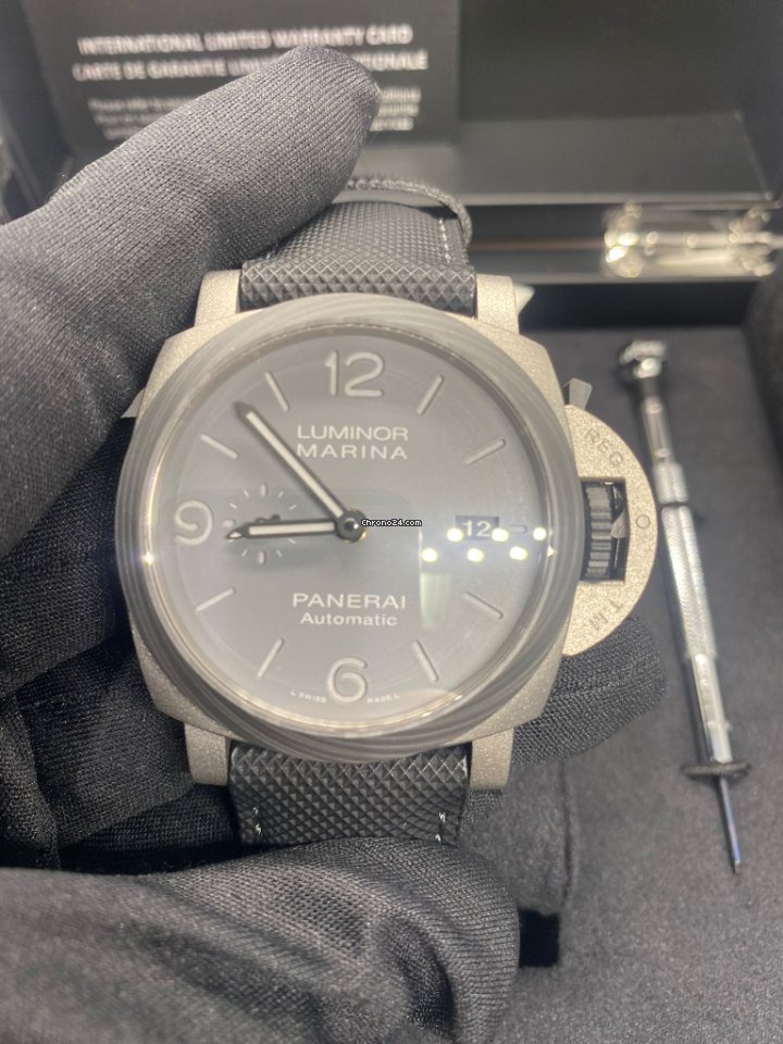 IMG_9081 Panerai Mens watch Unisex Automatic Titanium PAM 01662 Replica 4
