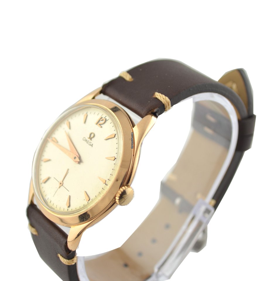IMG_9081 Omega Mens watch Unisex Manual winding Rose gold 2619 Replica 4