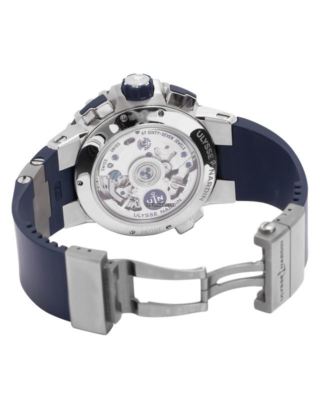 Ulysse Nardin Marine Regatta Mens watch Unisex Automatic Steel 1553-155 43 Replica 4