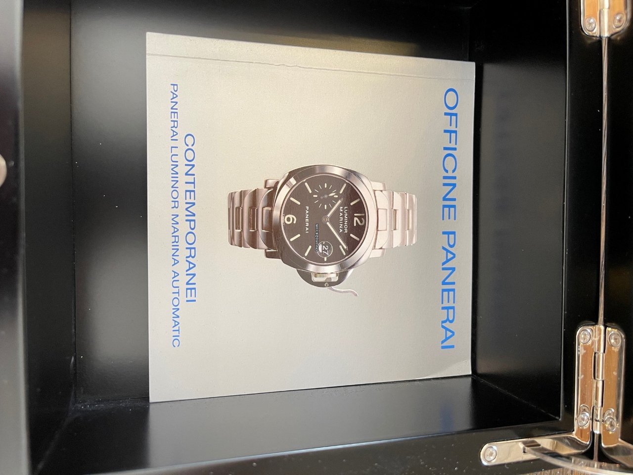 IMG_9081 Panerai Luminor Marina Mens watch Unisex Automatic Steel OP6560 Replica 4
