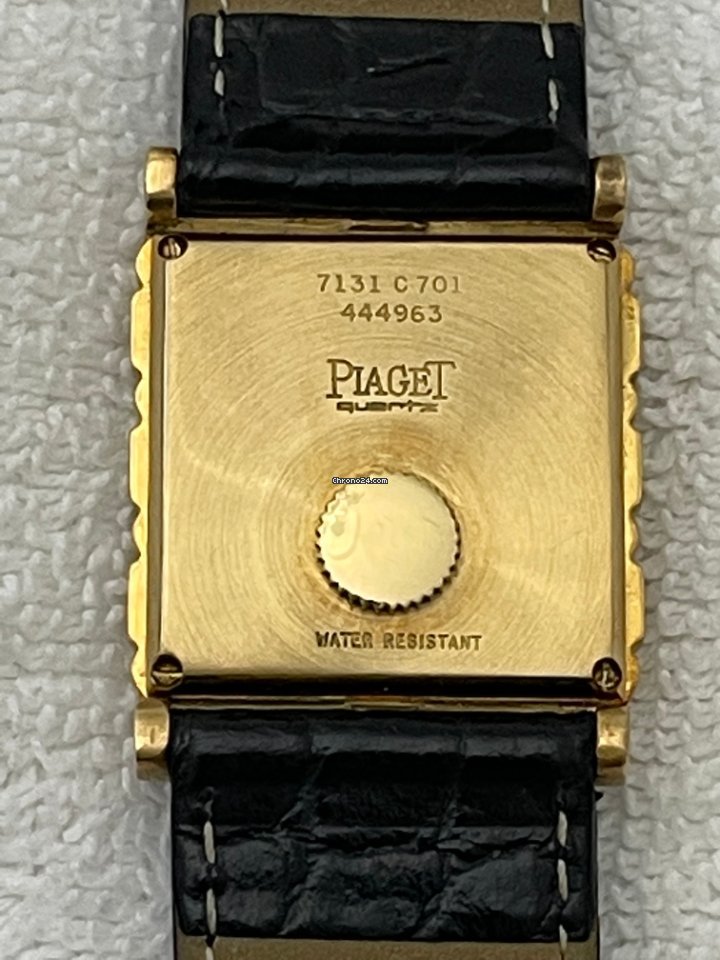 IMG_9081 Piaget Polo Mens watch Unisex Quartz Yellow gold 7131 C 701 Replica 4