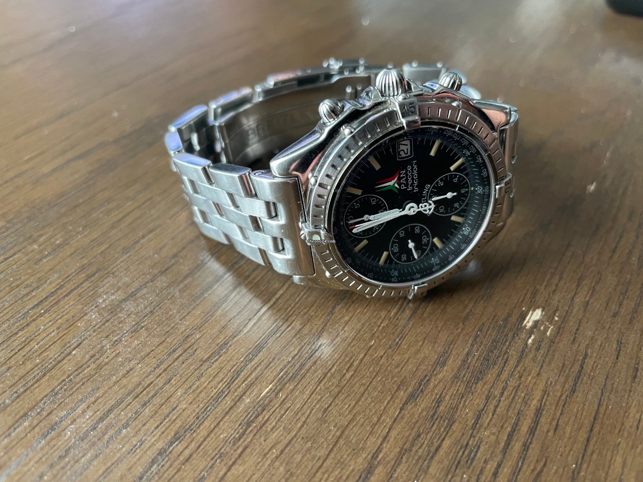 IMG_9081 Breitling Chronomat Mens watch Unisex Automatic Steel A13050.1 Replica 4