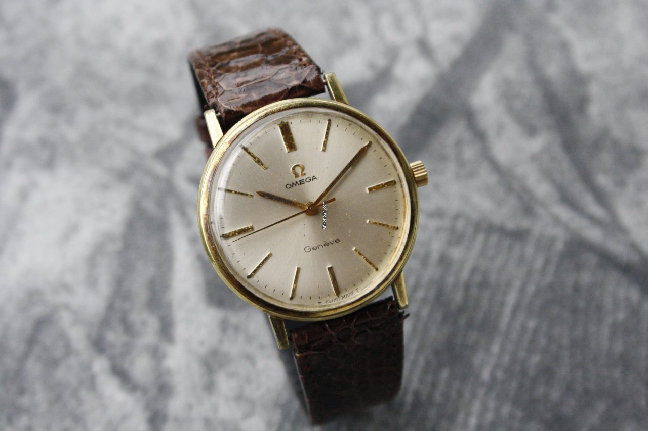 Omega Geneve Mens watch Unisex Manual winding Steel 131.019SP Replica 4