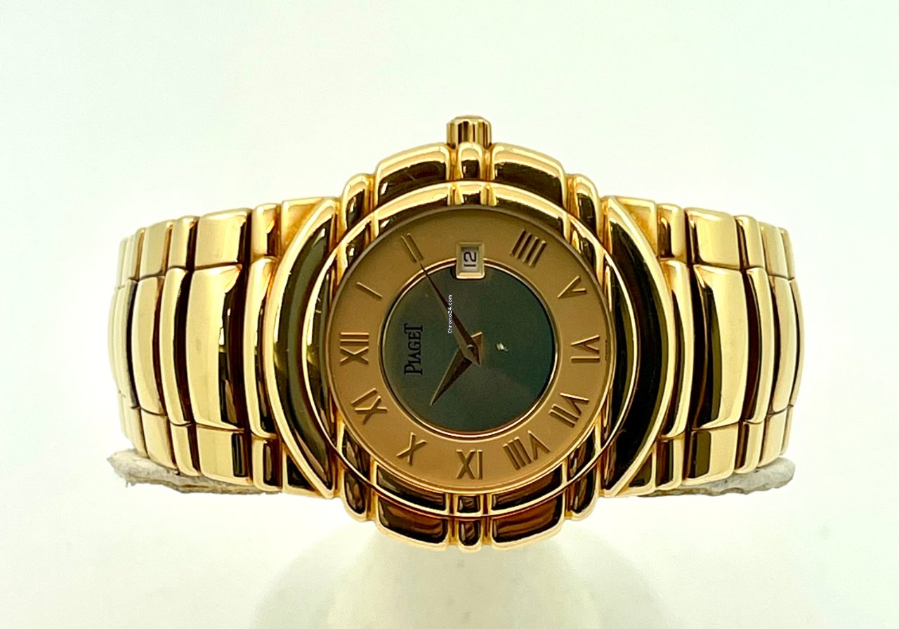 IMG_9081 Piaget Tanagra Mens watch Unisex Quartz Yellow gold Piaget 17041 M 401D Replica 4