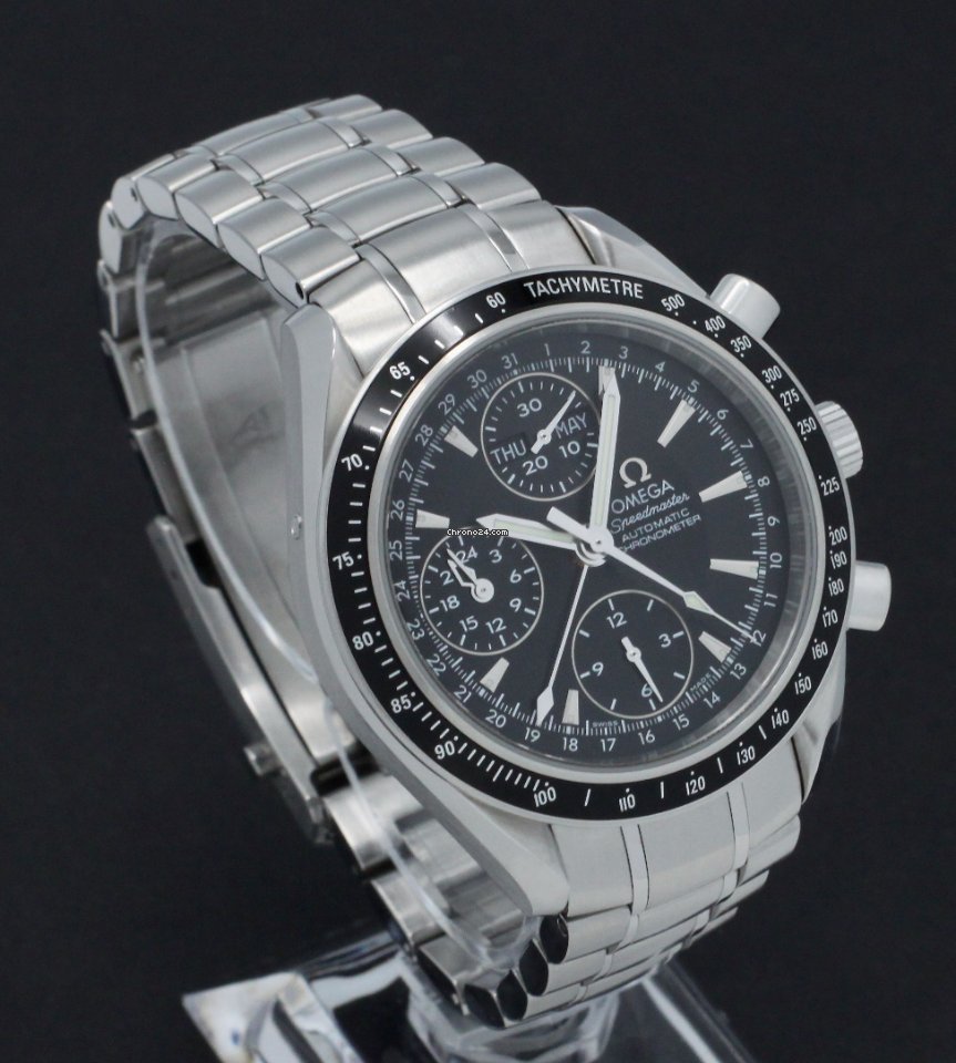 Omega Speedmaster Day Date Mens watch Unisex Automatic Steel 3220.50.00 Replica 4
