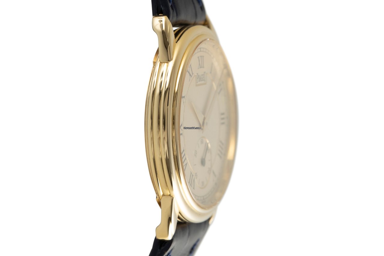 IMG_9081 Piaget Gouverneur Mens watch Unisex Manual winding Yellow gold 15968 Replica 4