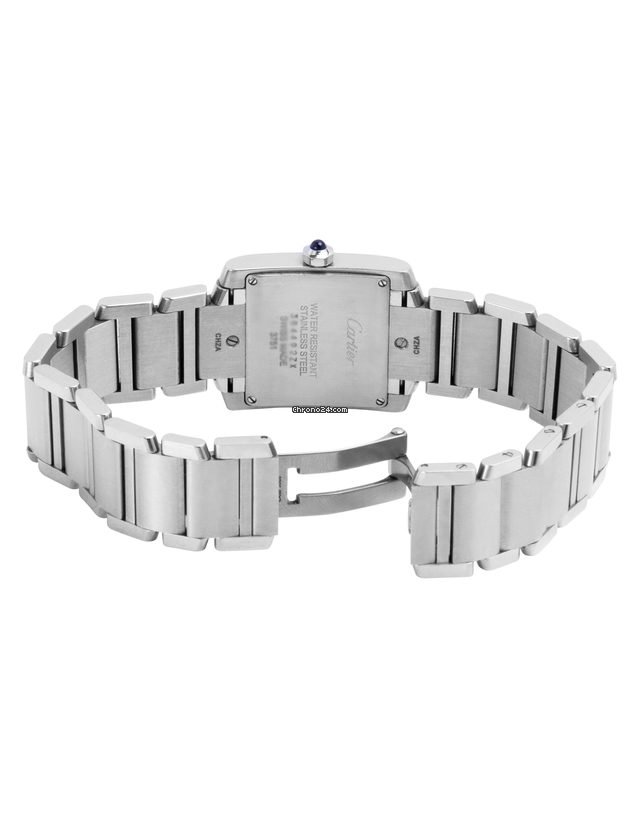 IMG_9081 Cartier Tank Francaise Mens watch Unisex Quartz Steel WSTA0005 3751 Replica 4