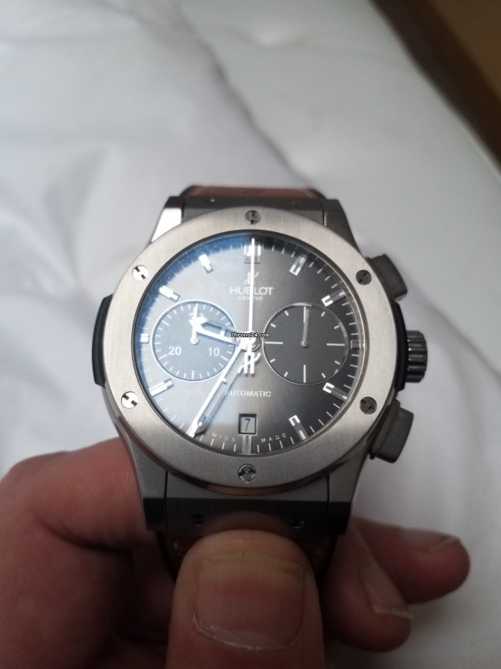 Hublot Classic Fusion Racing Grey Mens watch Unisex Automatic Titanium 521.NX.7070.LR Replica 4