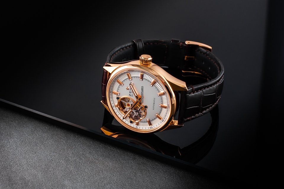 IMG_9081 Zenith El Primero Synopsis Mens watch Unisex Automatic Rose gold 18.2170.4613 Replica 4