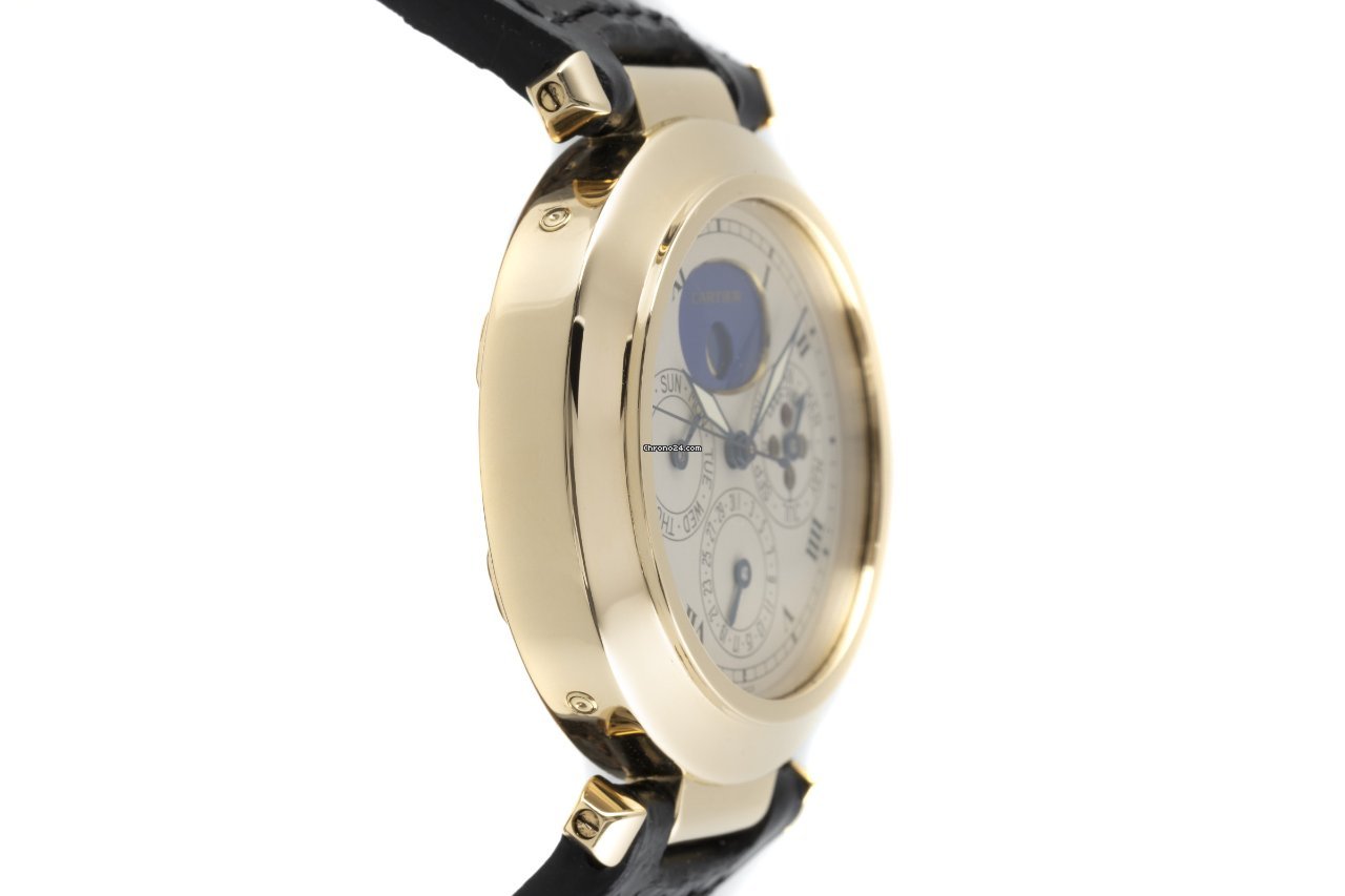 IMG_9081 Cartier Pasha Mens watch Unisex Quartz Yellow gold 30003 Replica 4