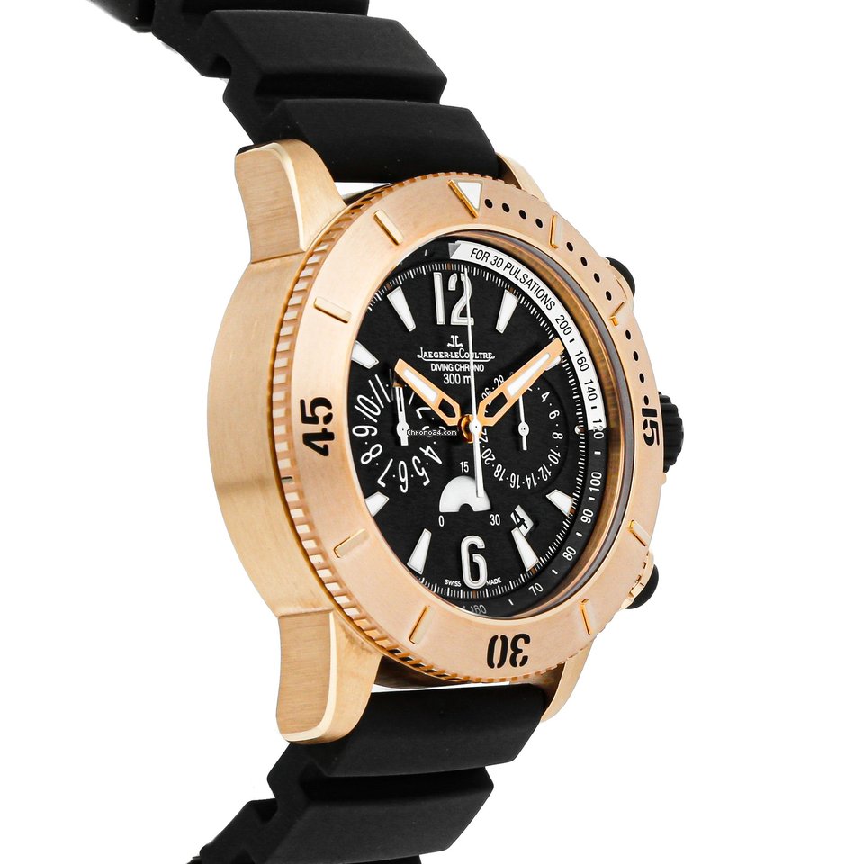 IMG_9081 Jaeger-LeCoultre Master Compressor Diving Chronograph Mens watch Unisex Automatic Rose gold Q1862640 Replica 4