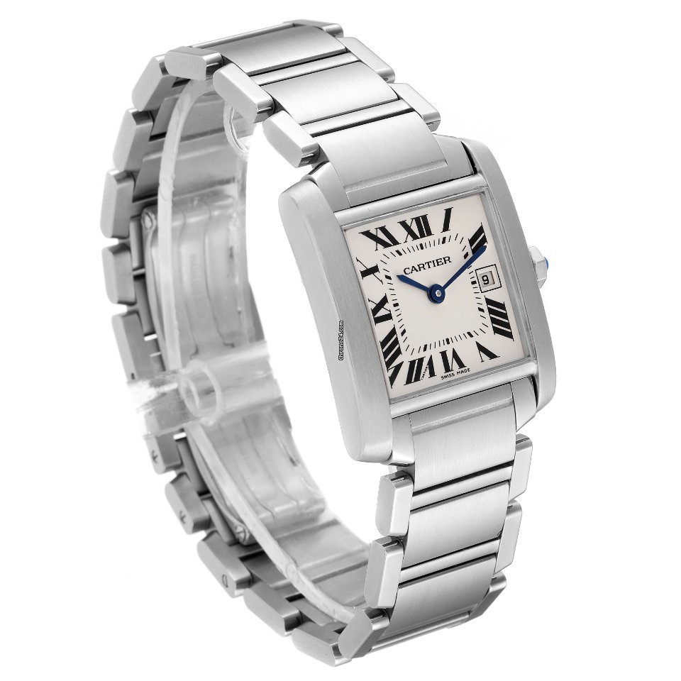 IMG_9081 Cartier Tank Francaise Womens watch Quartz W51011Q3 Replica 4