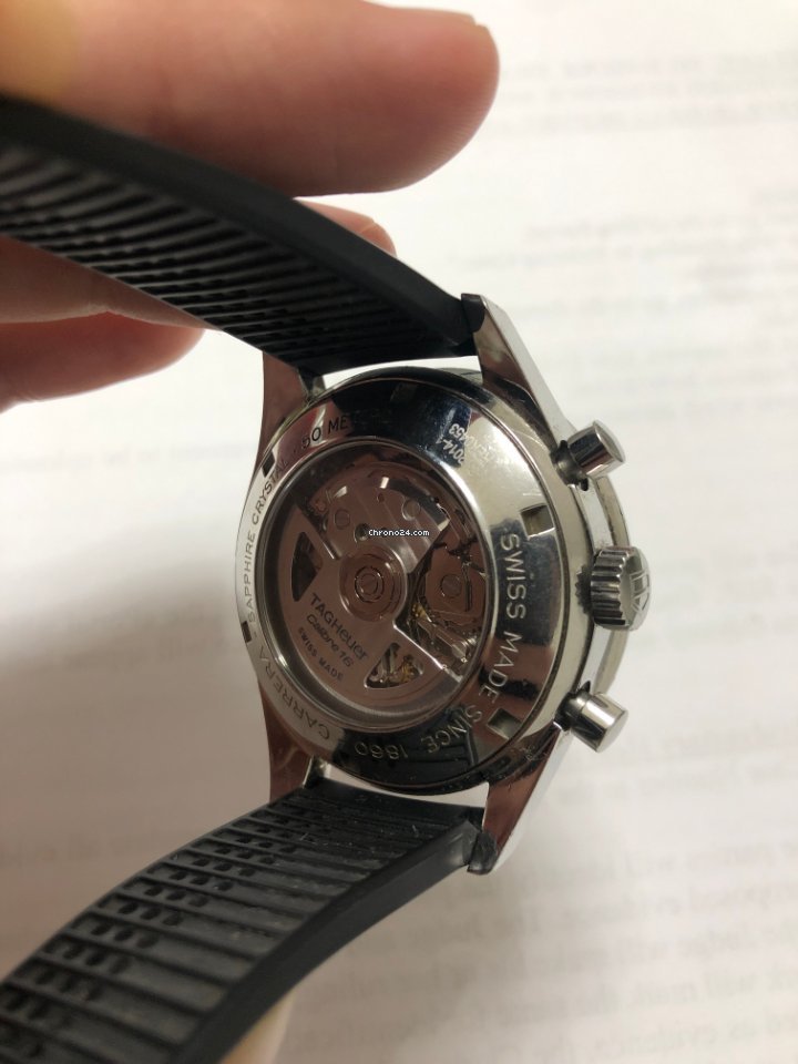 IMG_9081 TAG Heuer Carrera Calibre 16 Mens watch Unisex Automatic Steel CV2014 Replica 4