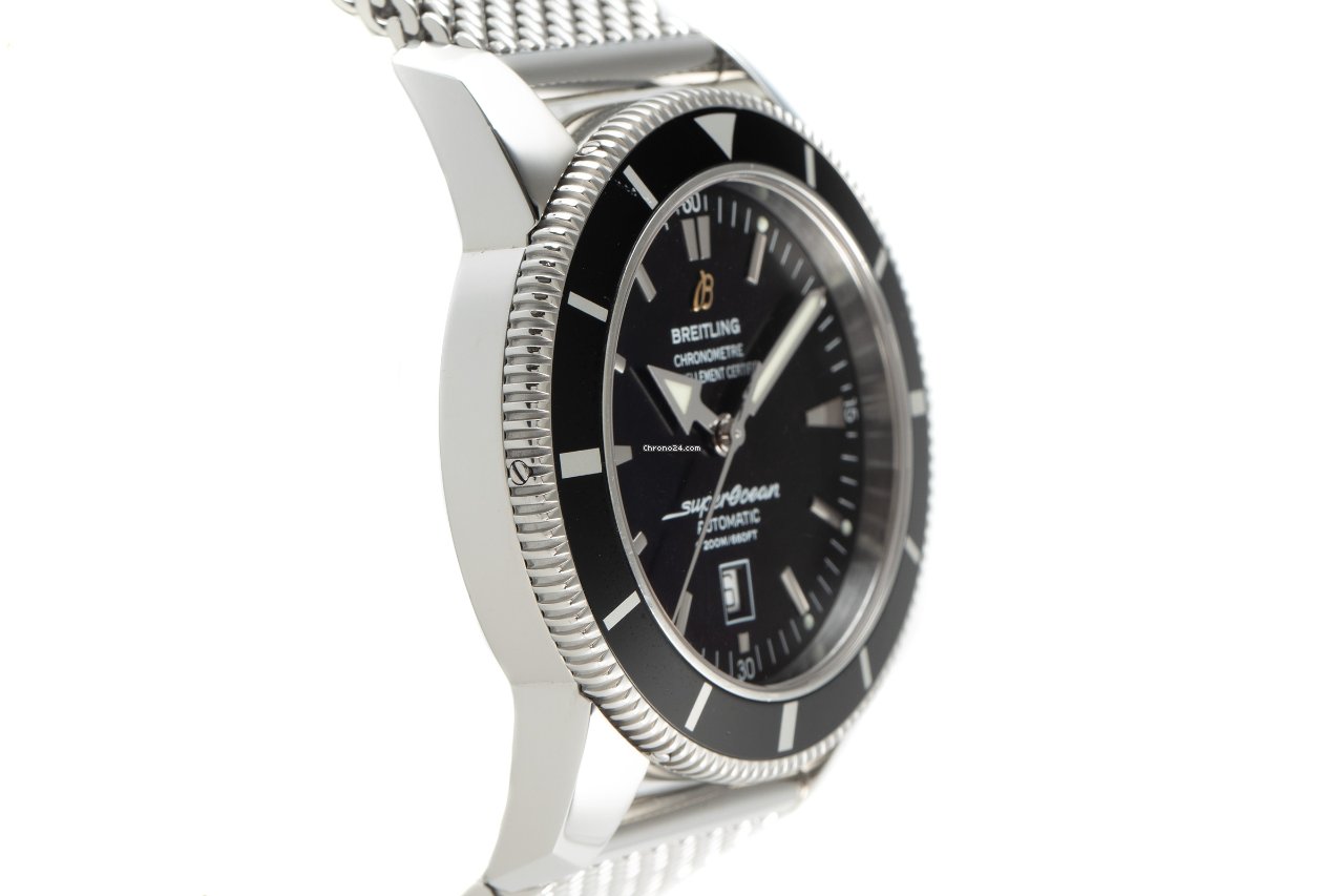 IMG_9081 Breitling Superocean Heritage 46 Mens watch Unisex Automatic Steel A17320-108 Replica 4