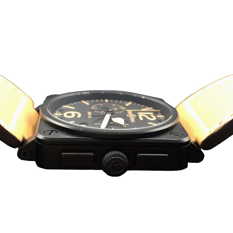 IMG_9081 Bell & Ross BR 03-94 Chronographe Mens watch Unisex Automatic Ceramic BR0394-HERI-CE Replica 4