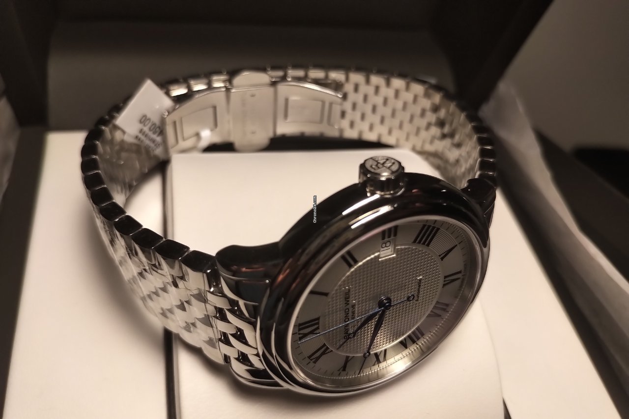 IMG_9081 Raymond Weil Maestro Mens watch Unisex Automatic Steel 2837-st-00659 Replica 4