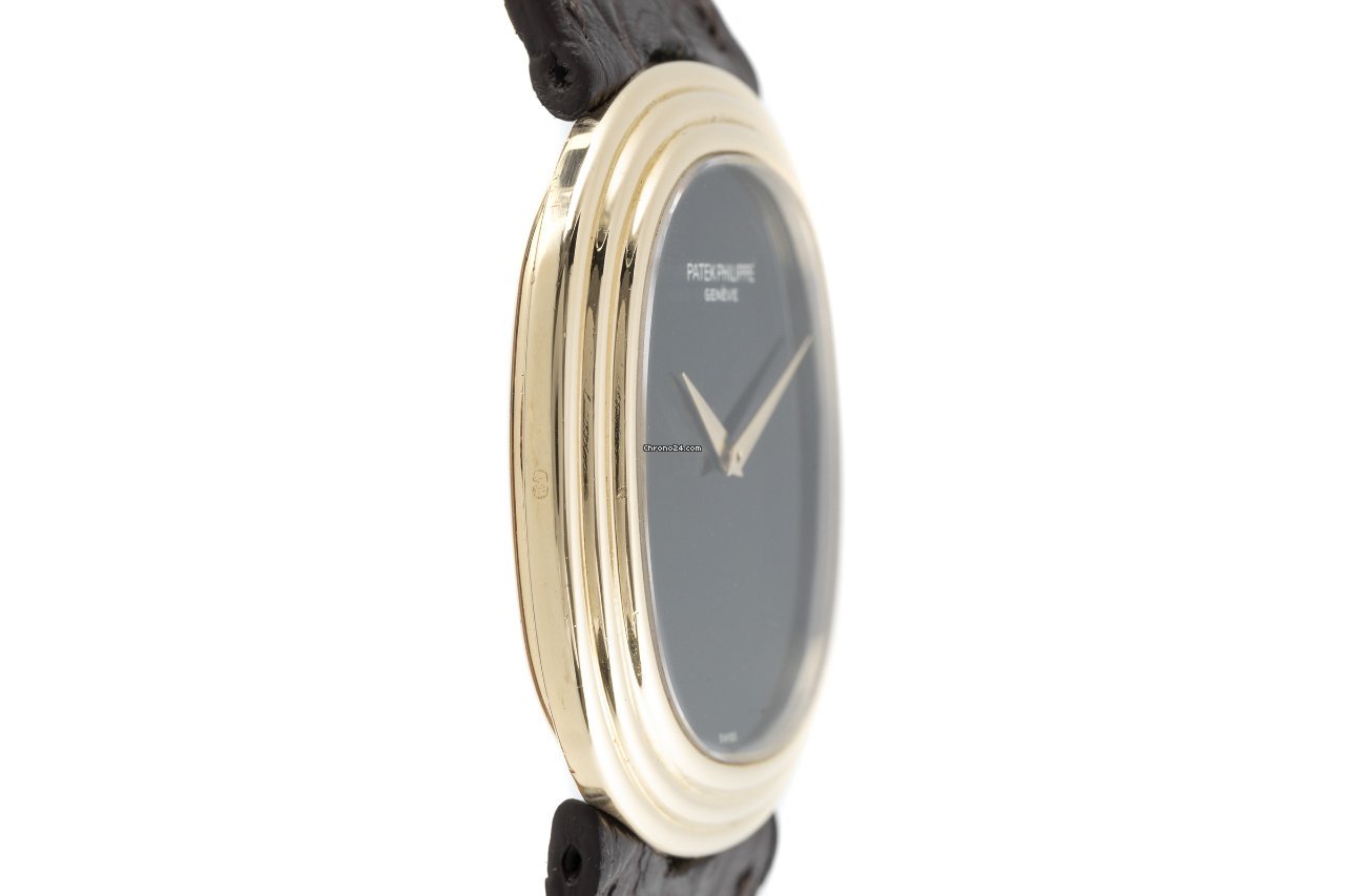 IMG_9081 Patek Philippe Golden Ellipse Mens watch Unisex Automatic Yellow gold 3634 Replica 4