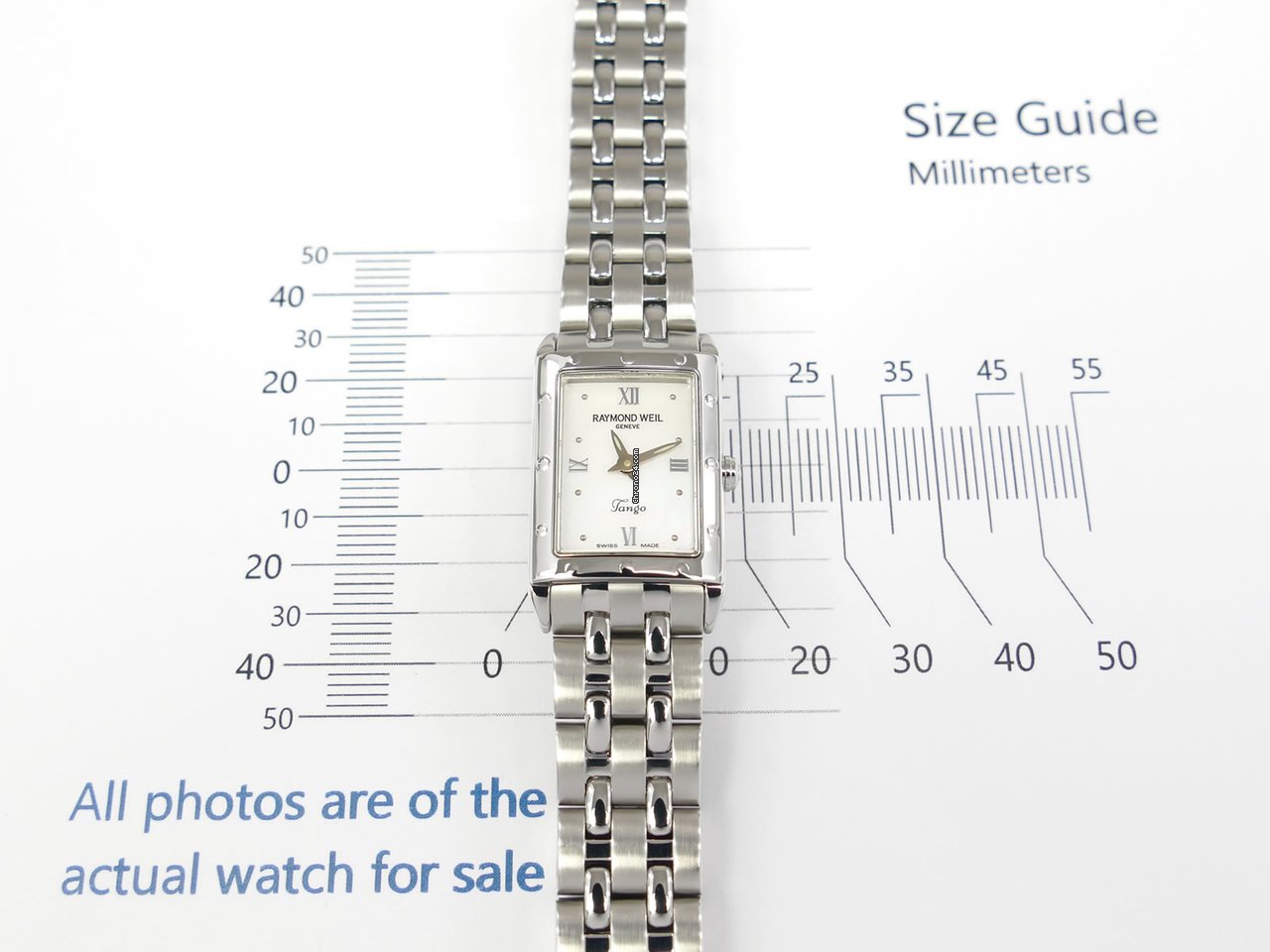 IMG_9081 Raymond Weil Tango Womens watch Quartz Steel 5971-ST-00915 Replica 4