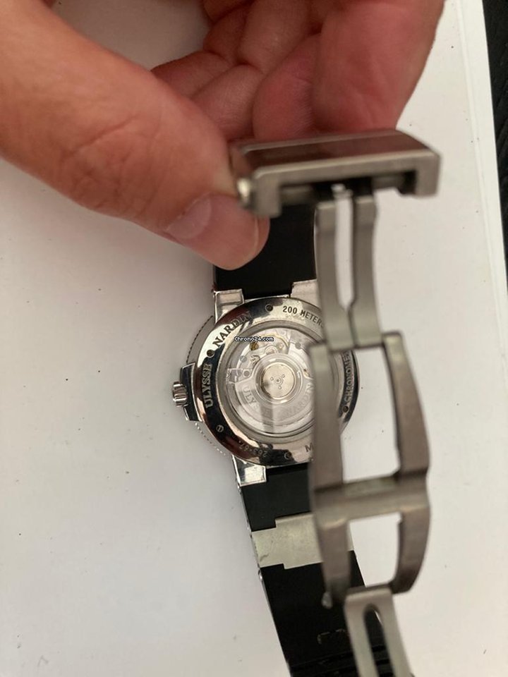 Ulysse Nardin Marine Chronometer 43mm Mens watch Unisex Automatic Steel 263-67 Replica 4