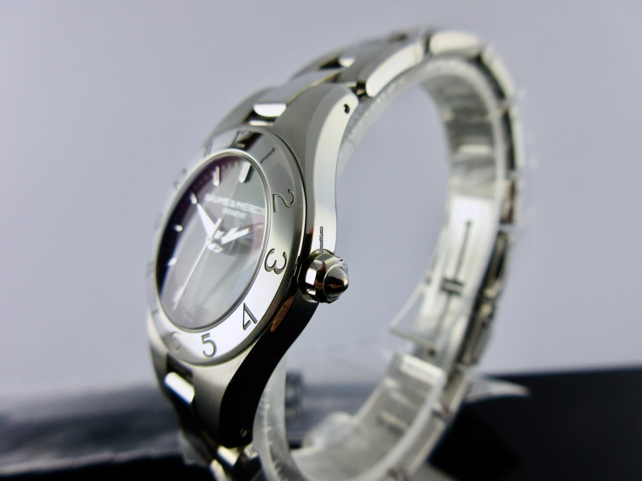 IMG_9081 Baume & Mercier Linea Womens watch Quartz Steel MOA10010 Replica 4