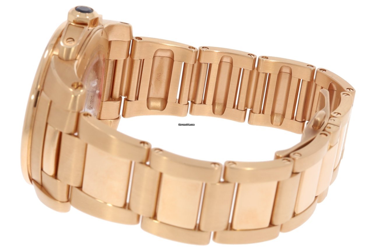 IMG_9081 Cartier Calibre de Cartier Mens watch Unisex Automatic Rose gold W7100018 Replica 4