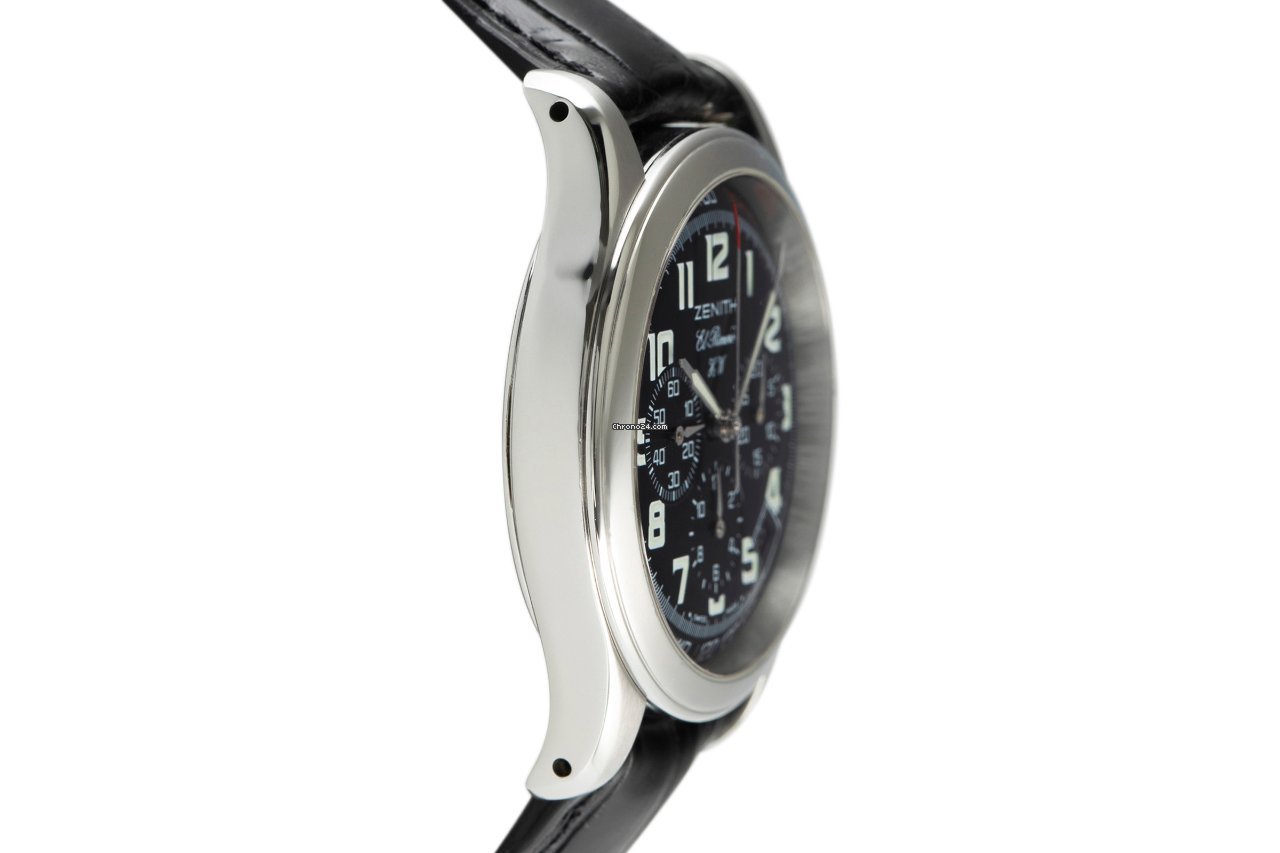 Zenith El Primero Chronograph Mens watch Unisex Manual winding Steel 02.0500.420 Replica 4