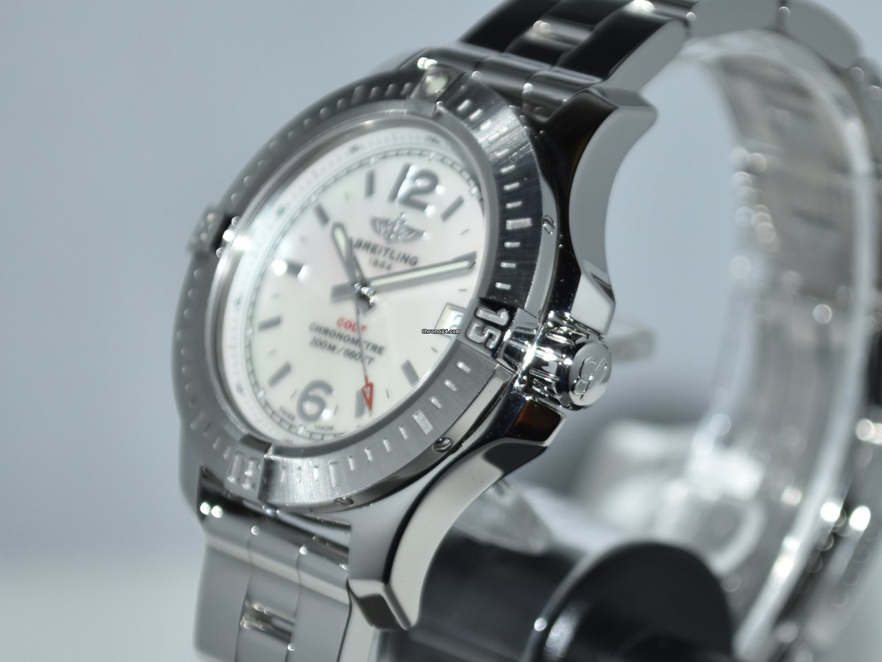 IMG_9081 Breitling Colt Lady Womens watch Quartz Steel A7738811.G793.175A Replica 4