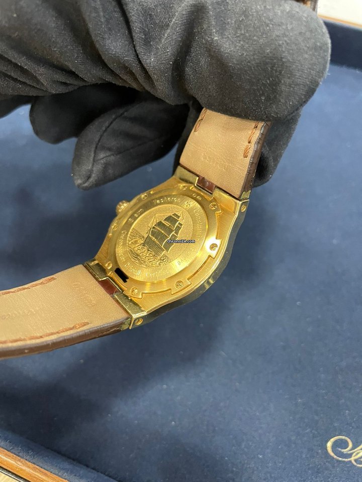 IMG_9081 Vacheron Constantin Overseas Mens watch Unisex Automatic Yellow gold 42042 000j-8966 Replica 4