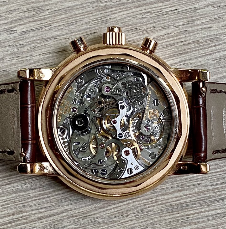 Patek Philippe Perpetual Calendar Chronograph Manual winding Rose gold 5204R Replica 4