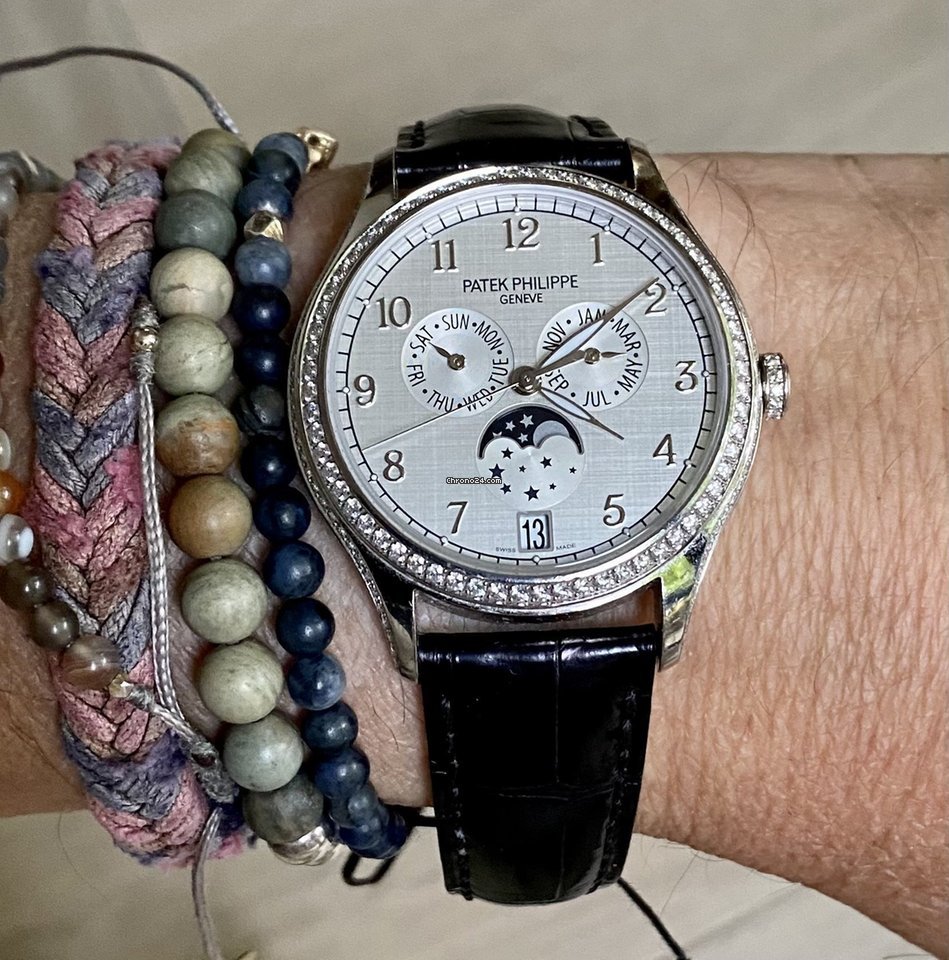 Patek Philippe Annual Calendar Womens watch Automatic White gold 4947G Replica 4