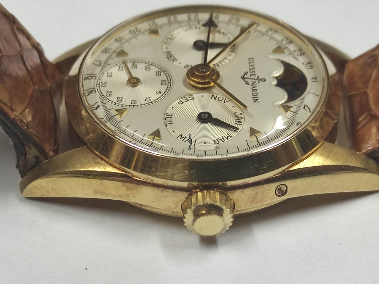 IMG_9081 Ulysse Nardin Womens watch Manual winding 311 51 Replica 4