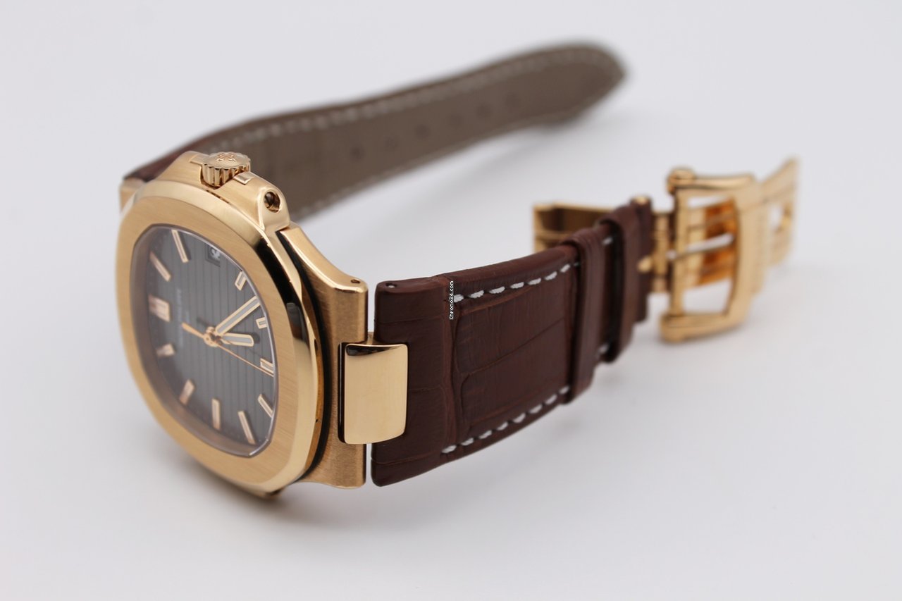 Patek Philippe Nautilus Mens watch Unisex Automatic Rose gold 5711R-001 Replica 4