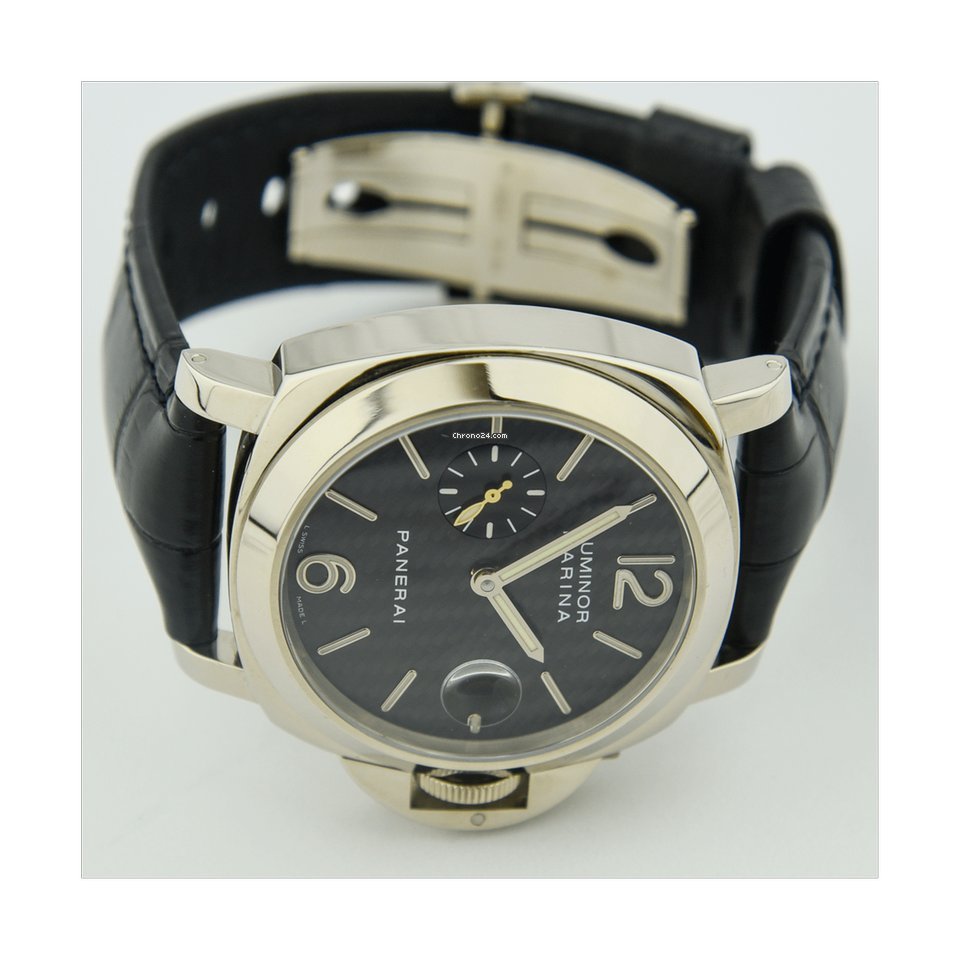 IMG_9081 Panerai Luminor Mens watch Unisex Automatic White gold PAM 00180 Replica 4