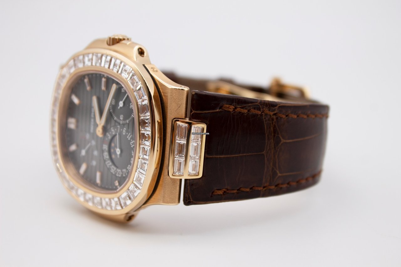 IMG_9081 Patek Philippe Nautilus Mens watch Unisex Automatic Rose gold 5724R-001 Replica 4