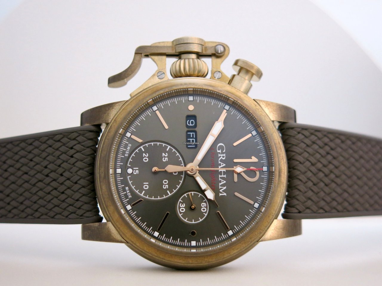 Graham Chronofighter Mens watch Unisex Automatic Bronze 2CVAK.G02A Replica 4
