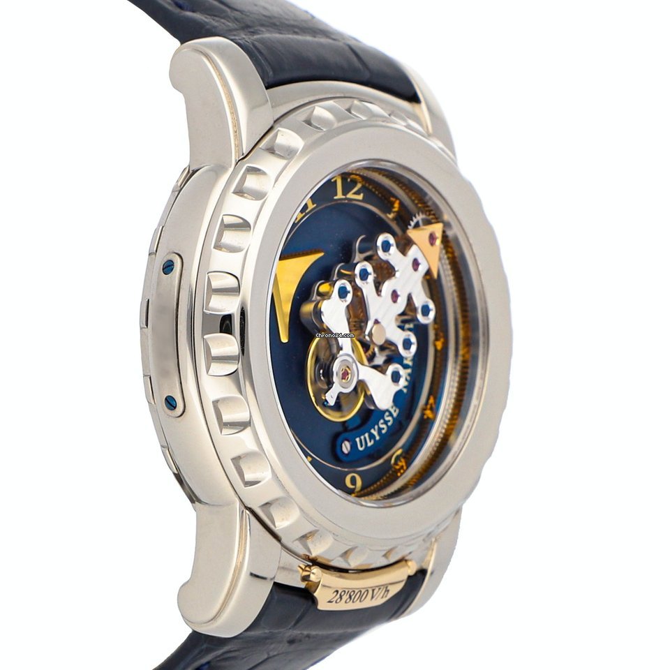 IMG_9081 Ulysse Nardin Freak Mens watch Unisex Manual winding White gold 020-88 Replica 4