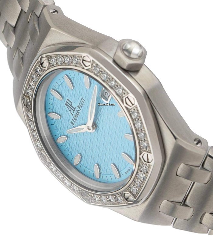 Audemars Piguet Royal Oak Lady Womens watch Quartz Steel 67601ST Replica 4