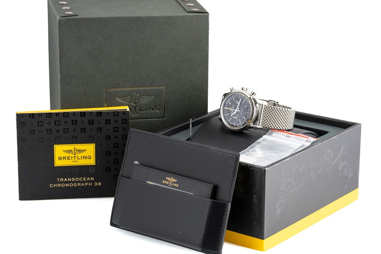 IMG_9081 Breitling Transocean Chronograph 38 Mens watch Unisex Automatic Steel A4131012 BC06 Replica 4