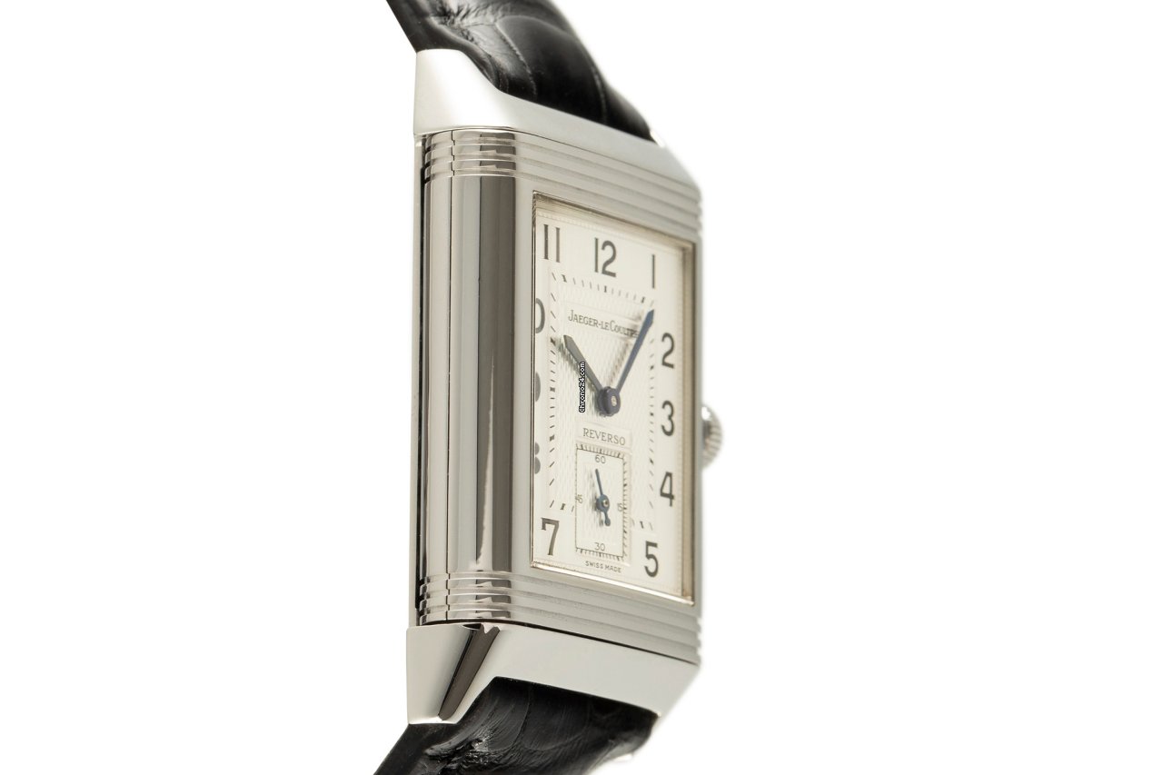 IMG_9081 Jaeger-LeCoultre Reverso Duoface Mens watch Unisex Manual winding Steel 270.8.54 Replica 4
