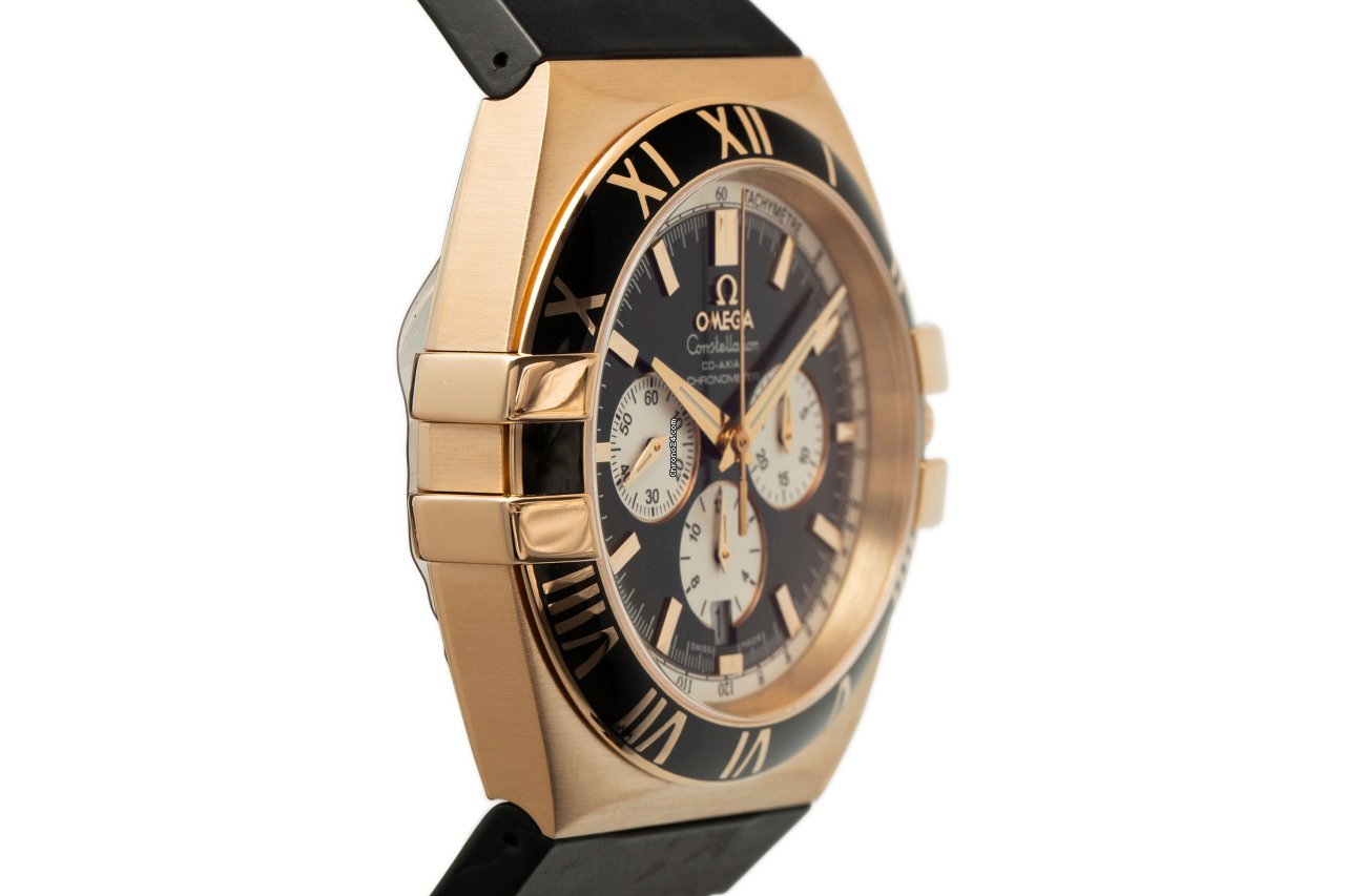 IMG_9081 Omega Constellation Double Eagle Mens watch Unisex Automatic Red gold 1619.51.91 Replica 4