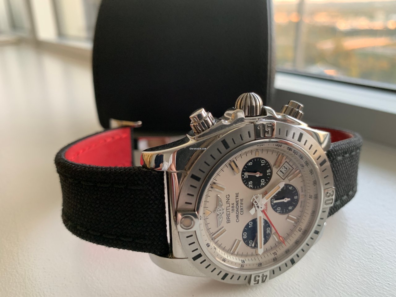 Breitling Chronomat 44 Airborne Mens watch Unisex Automatic Steel AB01154G G786 Replica 4