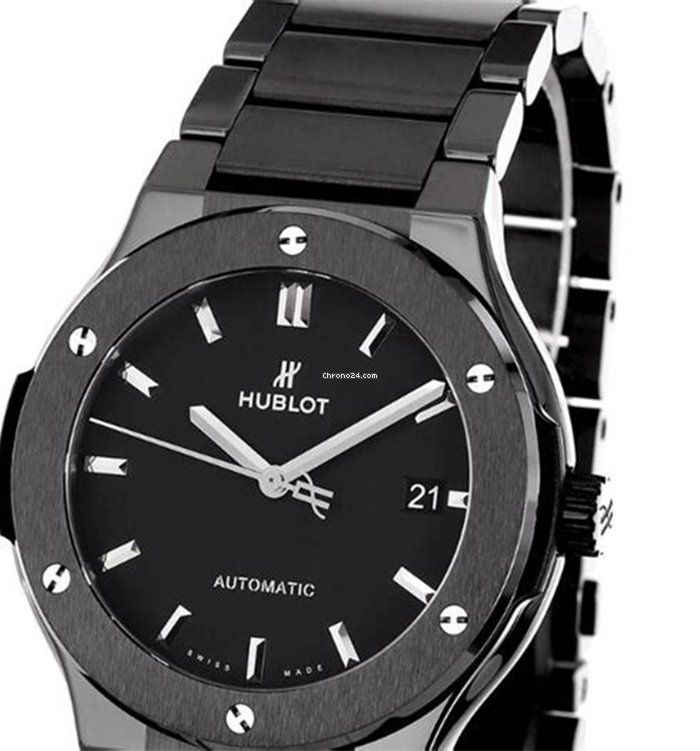 Hublot Classic Fusion 45, 42, 38, 33 mm Mens watch Unisex Automatic Ceramic 510.CM.1170.CM Replica 4