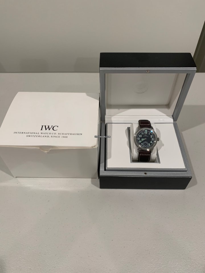 IMG_9081 IWC Pilot Mens watch Unisex Manual winding Steel IW325401 Replica 4