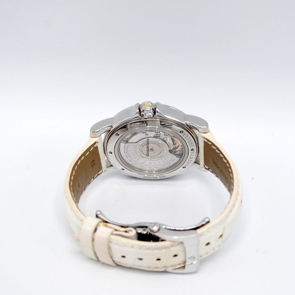 IMG_9081 Ulysse Nardin Dual Time Womens watch Automatic Steel 243-22 391 Replica 4