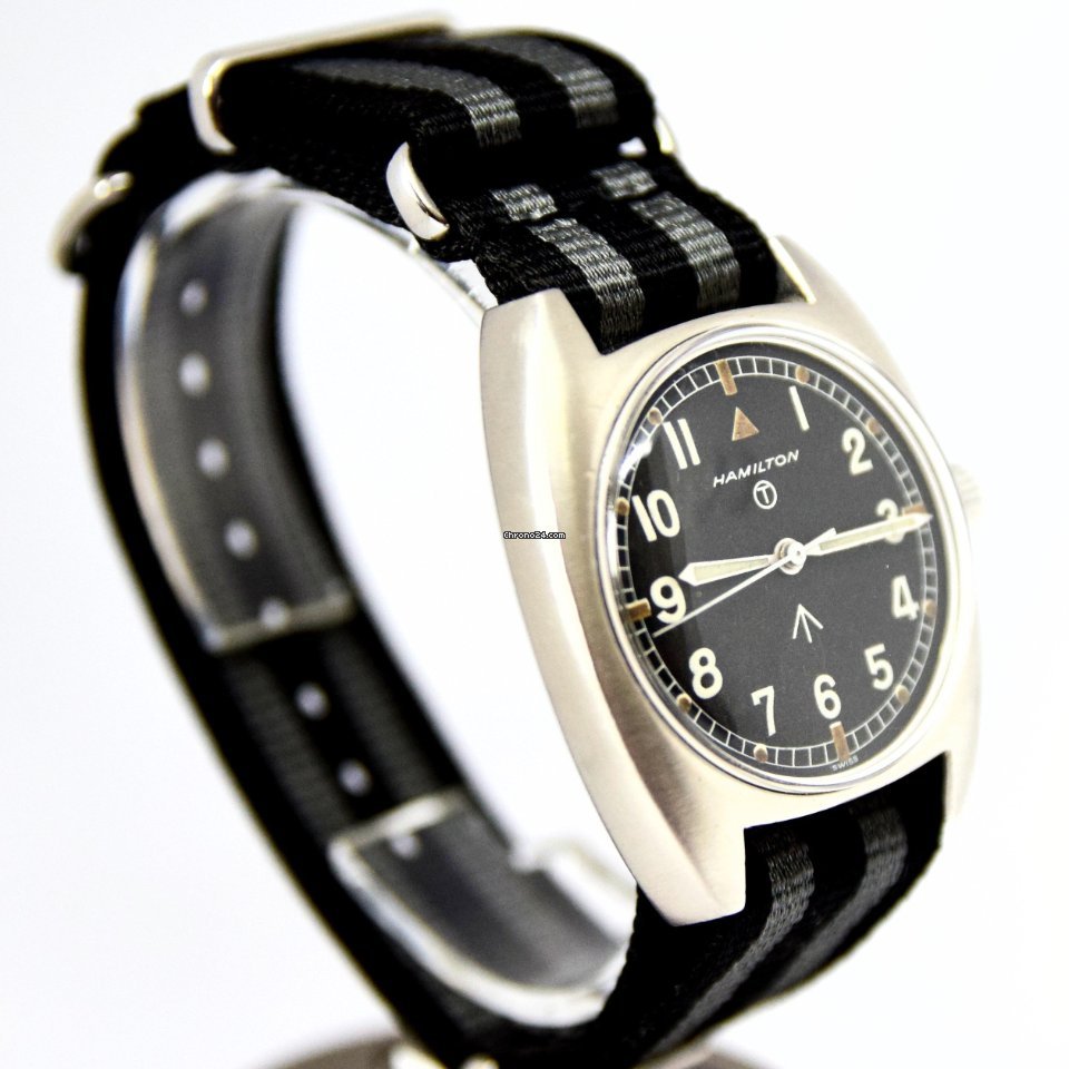 Hamilton Mens watch Unisex Manual winding Steel W10 Replica 4