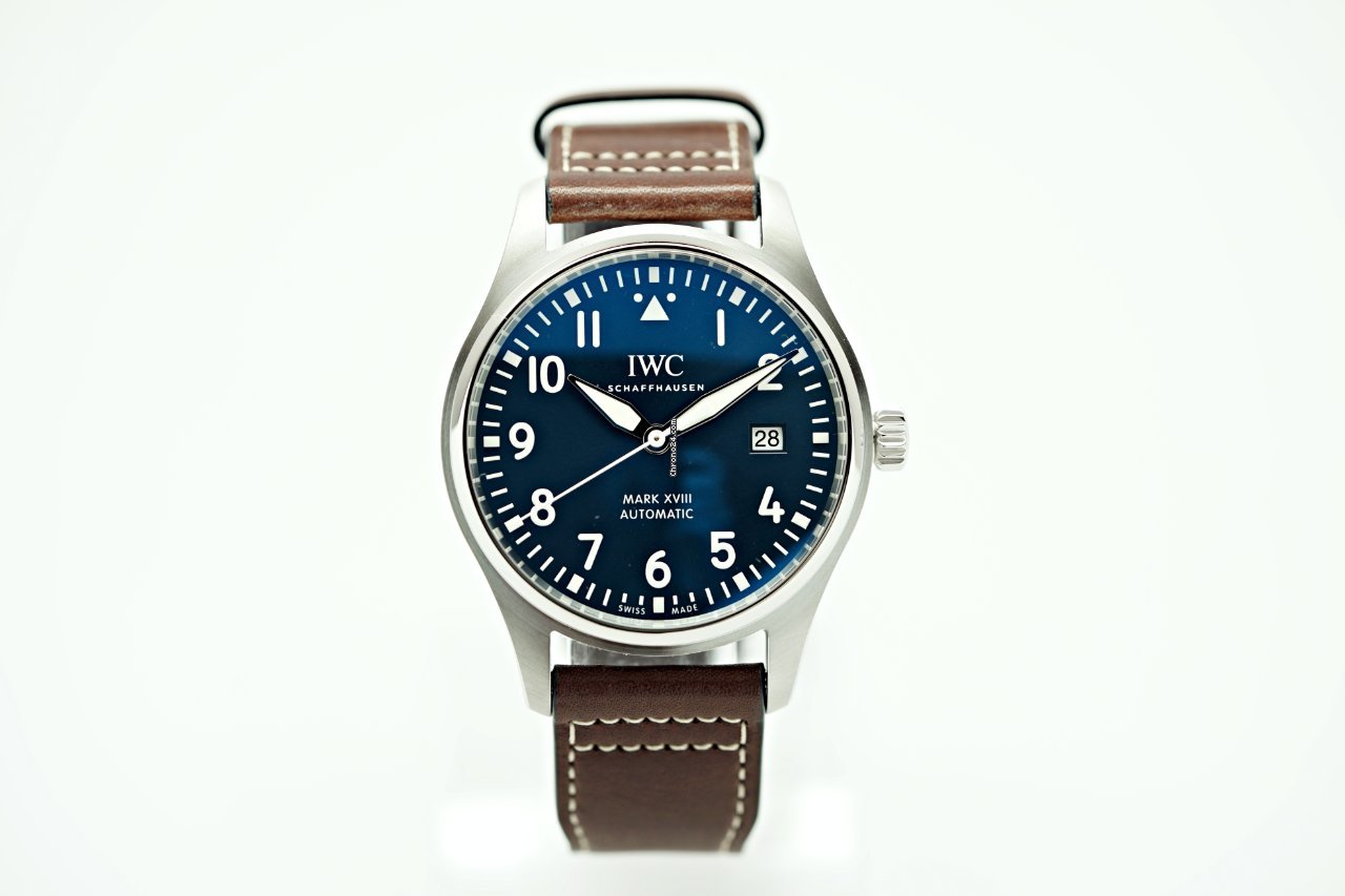 IMG_9081 IWC Pilot Mark Mens watch Unisex Automatic Steel IW327010 Replica 4