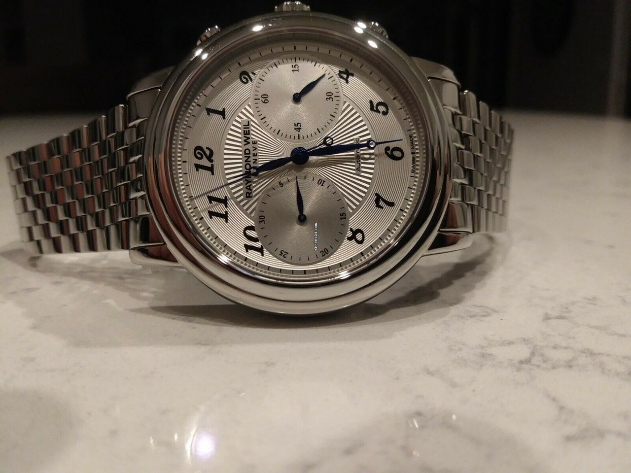 IMG_9081 Raymond Weil Maestro Mens watch Unisex Automatic Steel 4830-STC-05659 Replica 4