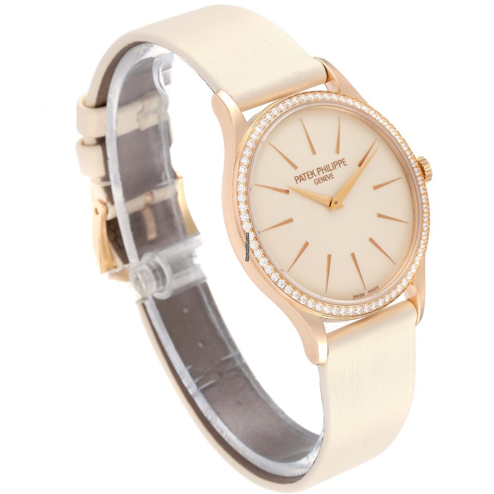 IMG_9081 Patek Philippe Calatrava Womens watch Manual winding Rose gold 4897R-010 Replica 4